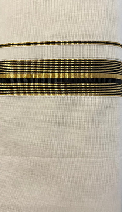 Pure Cotton Handloom Double Mundu