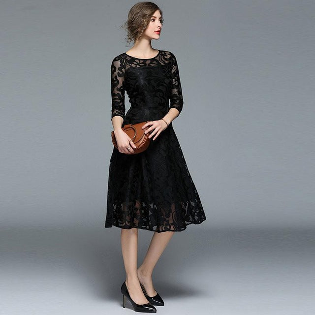 Women Luxury Elegant Slim Party Dress