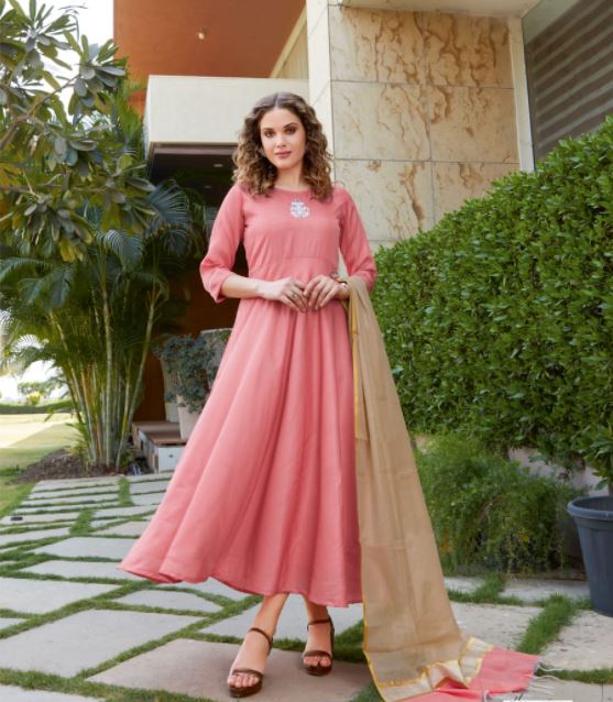 Kurti with Dupatta