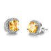 925 Sterling Silver Filled Jewelry, Crystal Zircon Stone Earrings - MagicVentures
