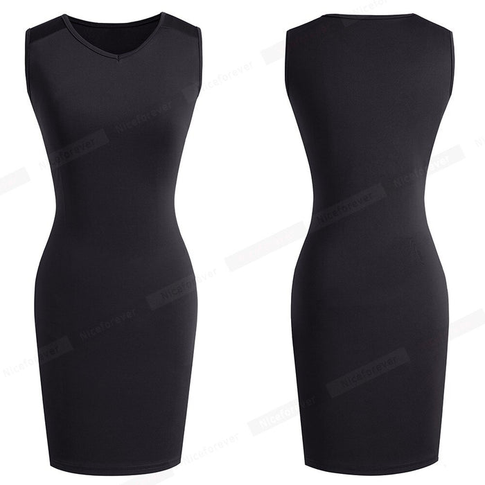 Women Mini Length Solid Color Dresses/Bodycon Sheath Casual Dress